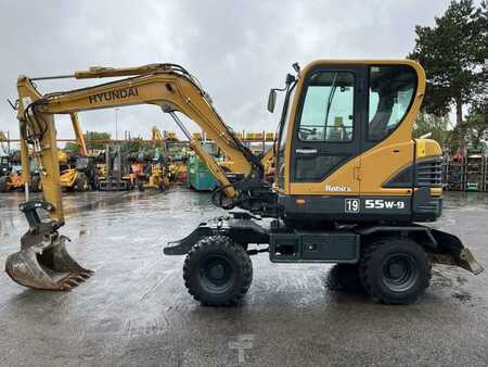 Pyöräkaivinkoneet  2014 Hyundai ROBEX 55W-9 / R55W-9 (4)