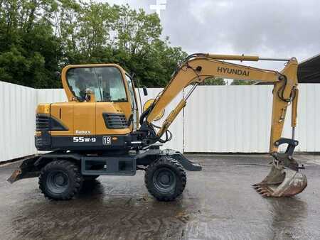 Pyöräkaivinkoneet  2014 Hyundai ROBEX 55W-9 / R55W-9 (7)
