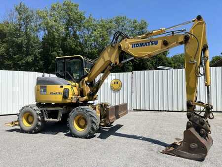 Excavadoras de ruedas 2008 Komatsu PW98MR-6 (1)