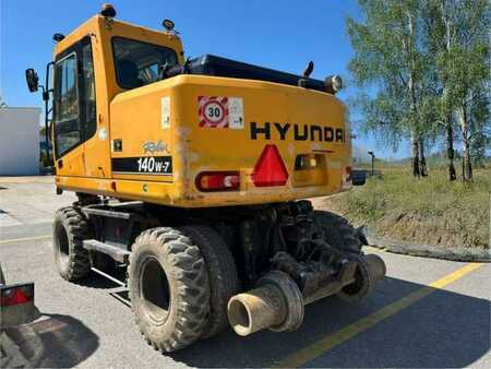 Escavadora de rodas 2006 Hyundai ROBEX 140W-7 (3)