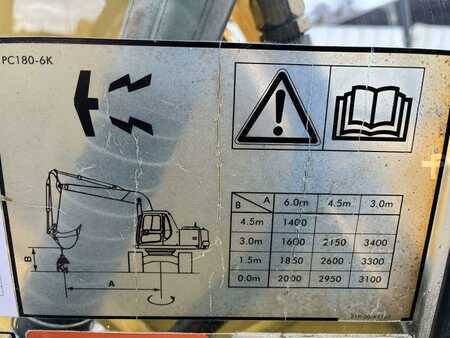 Bæltegraver 2000 Komatsu PC180LC-6K (50)