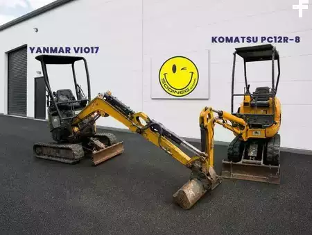 Mini kotrógép 2005 Komatsu PC12-R8 + YANMAR VIO17 DE 2018 (1)