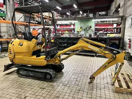Mini kotrógép 2005 Komatsu PC12-R8 + YANMAR VIO17 DE 2018 (47)