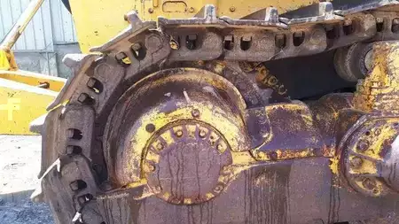 Pásové buldozery 1975 Caterpillar D8K + Porte Engins (11)