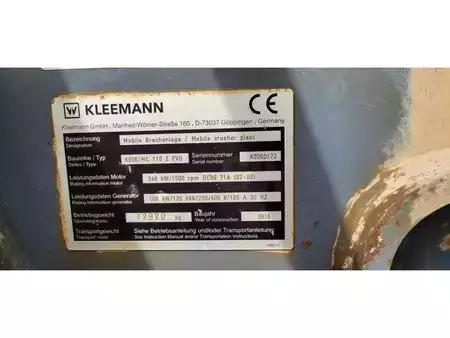 Overige 2016 Kleemann A MACHOIRE MC 110 EVO (21)