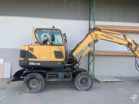 Mobil grävmaskin 2016 Hyundai R55W-9A (1)