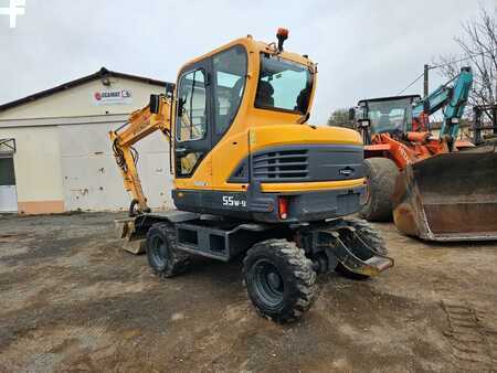 Mobil gravemaskin 2014 Hyundai ROBEX 55 W9 (3)