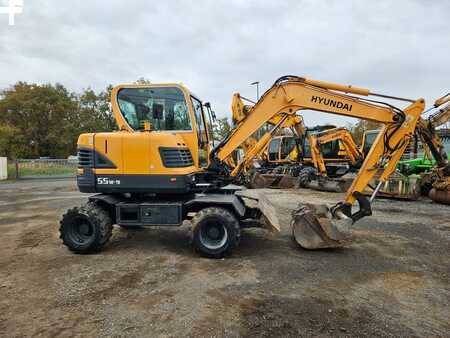 Mobil gravemaskin 2014 Hyundai ROBEX 55 W9 (7)