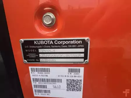 Excavadoras de cadenas 1900 Kubota KX033-4 (5)
