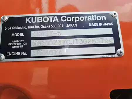 Crawler Excavators 1900 Kubota KX057-5 (7)