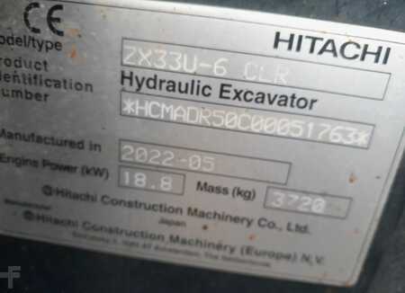 Koparki gąsienicowe 2022 Hitachi ZX33U-6 CLR (13)