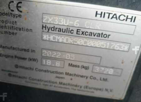 Bæltegraver 2022 Hitachi ZX33U-6 CLR (13)