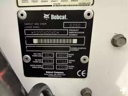 Kolové nakladače 2008 Bobcat S250 S250 (13)