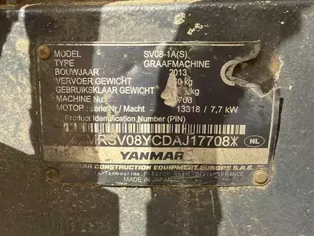 Minibagry 2013 Yanmar SV08 SV08 (13)