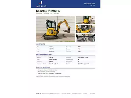 Mini pelle 2021 Komatsu PC24MR5 (25)