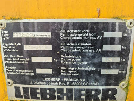 Telakaivinkoneet  1995 Liebherr r932hdsl litronic (11)