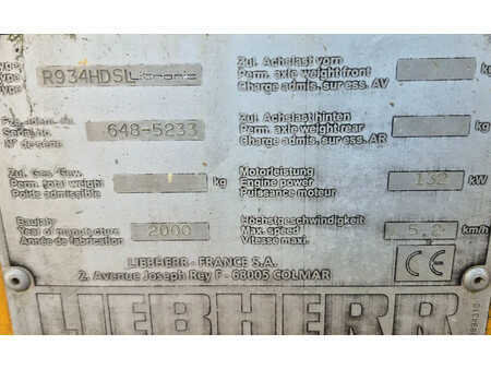 Beltegraver 2000 Liebherr r934hdsl (25)