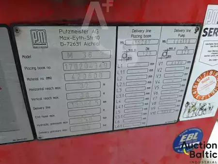 Betonpompen 2005 Mercedes-Benz Axor 2628 (20)