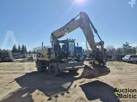 Pelle sur pneus 2014 Caterpillar M 315 D (2)