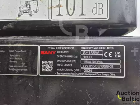 Mobiele graafmachines 2024 Sany SY155W (19)