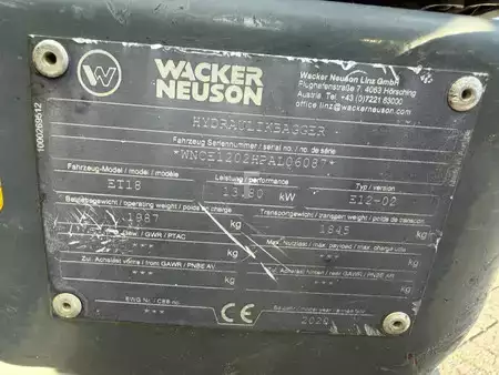 Mini Escavatori 2020 Wacker Neuson ET18 (6)