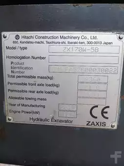 Wheel Excavators 2013 Hitachi ZX170W-5 (18)