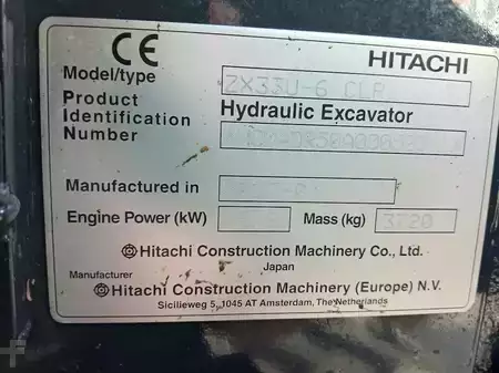 Mini excavadoras 2023 Hitachi ZX33U-6 CLR (15)