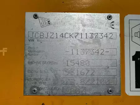 Korečková rýpadla 2007 JCB JZ 140 LC (25)