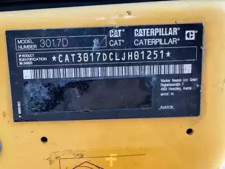 Mini excavators 2014 Caterpillar 301.7D (14)