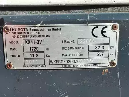 Mini Escavatori 2011 Kubota KX41-3V (17)