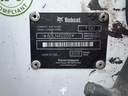 Cargadores compactas 2013 Bobcat t190 (11)