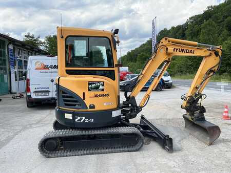 Lánctalpas kotrógép 2012 Hyundai R27Z-9 (3)