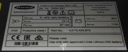 Modulaire 2018 FRONIUS Li-Ion Charger 90 V READY 210 A 17 kW (6)