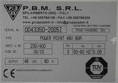 Laad anderen op
 2005 PBM Power Point 48V 80A (6)