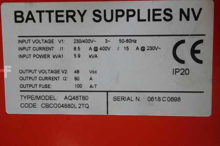 Nabíjet ostatní 2025  BATTERY SUPPLIES NV AQ48T80 48 V/ 80 A (6)