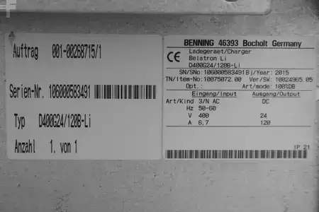 HF 2015  Benning Belatron Li D400G24/120B-Li 24V/120A (6)