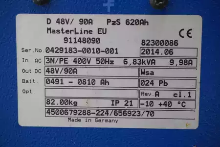 Oplader andre 2014  Hawker Masterline EU D 48V/90A (6)