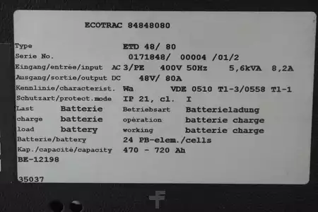 Nabíjet ostatní - Oerlikon ECOTRAC ETD 48/80 (6)