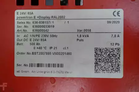 Cargador otros 2020  industrie automation Powertron E 24V / 65A (6)