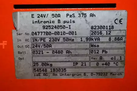 Carregador outros 2016  industrie automation intronic B plus 24V/50A (6)