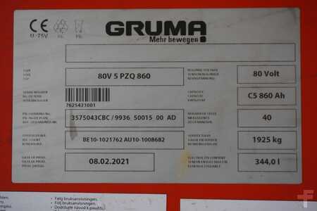 Akku muut 2021  GRUMA 80 Volt 5 PzQ 860 Ah (5)