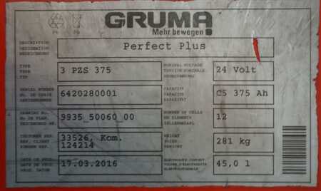 GRUMA 24 Volt 3 PzS 375 Ah