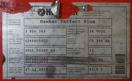 HAWKER 24 Volt 3 PzS 345 Ah