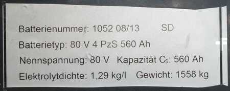 Plomo ácido 2013 GRUMA 80 Volt 4 PzS 560 Ah (5)
