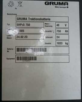 Lead Acid 2023 GRUMA 48 Volt 6 PzS 750 Ah (5)