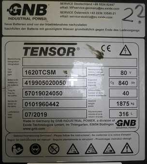 GNB 80 Volt 5 TCSM 840 Ah