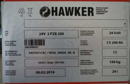Plomo ácido 2018 HAWKER 24 Volt 2 PzB 200 Ah (5)