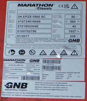 Lead Acid 2017 GNB 80 Volt 4 PzS 560 Ah (4)