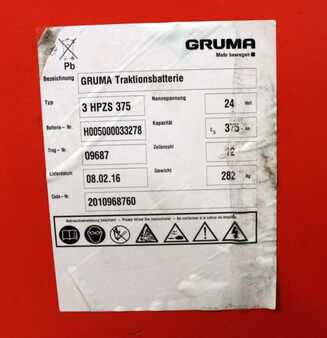 kwasowo-ołowiowy 2016 GRUMA 24 Volt 3 PzS 375 Ah (5)
