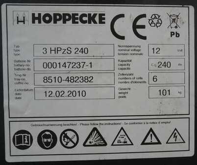 Lead Acid 2010 HOPPECKE 24 Volt 3 PzS 240 Ah (5)